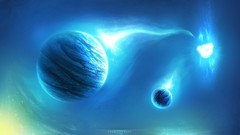 Outer space planets deviantart
