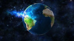 Outer space planets digital