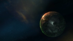 Outer space planets digital