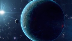 Outer space planets digital