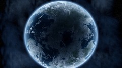 Outer space planets Earth