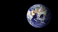 Outer space planets Earth