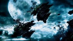 Outer space planets fantasy