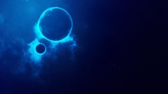 Outer space planets gravity