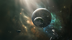 Outer space planets JoeJesus