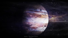 Outer space planets Jupiter