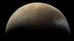 Outer space planets Mars