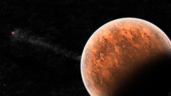 Outer space planets Mars