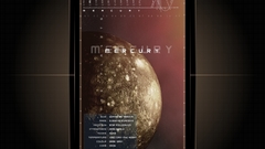 Outer space planets Mercury