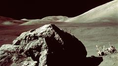 Outer space planets moon