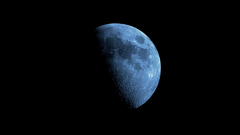 Outer space planets moon