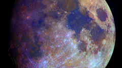 Outer space planets moon