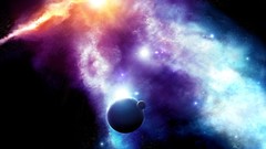 Outer space planets nebulae