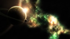 Outer space planets nebulae