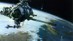 Outer space planets Satellite