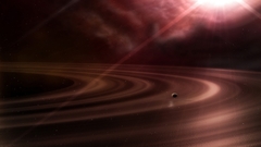 Outer space planets Saturn