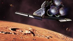 Outer space planets space