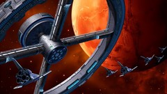 Outer space planets space