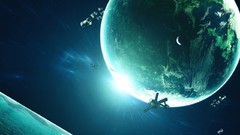 Outer space planets spacecraft