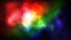 Outer space rainbows