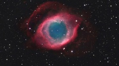 Outer space red Stars