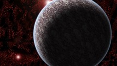 Outer space red Stars