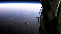 Outer space Satellite spaceships