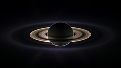 Outer space Saturn