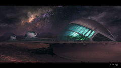 Outer space science fiction