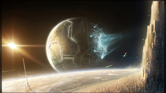 Outer space science fiction