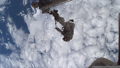 Outer Space shuttle astronauts