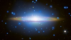 Outer space Sombrero Galaxy