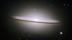 Outer space Sombrero Galaxy