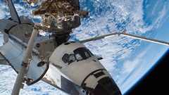 Outer space space shuttle