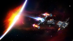 Outer space space shuttle