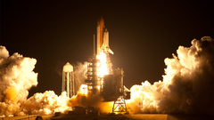 Outer space space shuttle