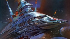 Outer space space shuttle