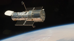 Outer space space station