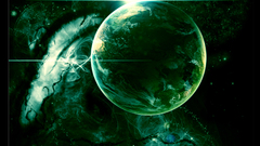 Outer space space station