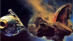 Outer space spaceships science