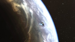 Outer space spaceships science