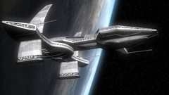 Outer space spaceships Stargate