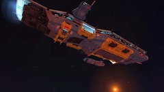 Outer space spaceships vehicles