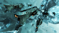 Outer space spaceships vehicles