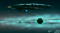 Outer space Star Trek