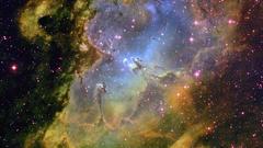 Outer space Stars Eagle