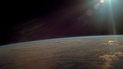 Outer space Stars Earth