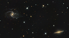 Outer space Stars galaxies
