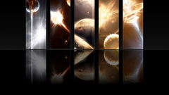 Outer space Stars galaxies