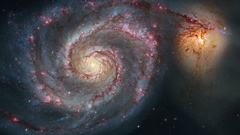 Outer space Stars galaxies